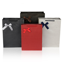 Gift Bag Brief Sturdy thickened delicate hand bag Waterproof Business Bag Red Paper Bag Packing Bag