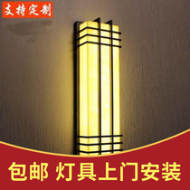 Custom Chinese antique wall lamp Waterproof outdoor wall lamp LED imitation marble lamp Hotel hotel lighting lamp factory