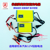 New 12V motorcycle car battery battery efficient intelligent pulse repair Youxin charger