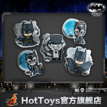 HotToys Batman return Batman Catwoman Penguin Man COSBABY Bright Silver Sticker