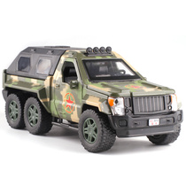 Simulation metal alloy car model armored car explosion-proof car missile rocket launcher military car model boy toy