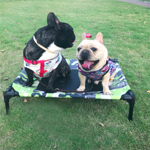  Dog and cat marching bed bracket grid iron bed Scratch-resistant Pago British and French bucket Removable and washable cat bed kennel for four seasons