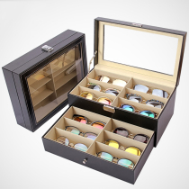 Glasses accommodating box Dogg transparent sunglasses sunglasses sunglasses Watches First Accessories Box Fashion Cortex Retro Glasses Display Case