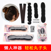 Sponge ball head curler combination variable fluffy lazy slacker pops circle female Hairband flower bud hair artifact