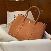 High quality leather garden bag Garden party30 36cm large capacity ol commuter handbag togo leather