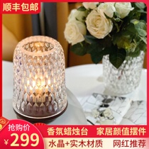 Hermes Crystal Candlestick St. Louis Saint-Louis Home Furnishing Ambient Lights Aromatherapy Fragrance Candle Holder