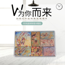 Dunhuang refrigerator stickers Mogao Grottoes mural creative home decoration souvenir magnetic stickers seven two boxes