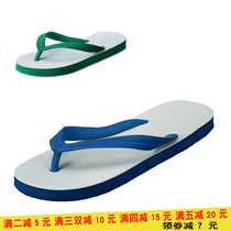 Thai Natural Pure Rubber Man Character Towed Summer Sandals Sandals Wear Anti Slip Gold Thai White Bottom Classic Triangle