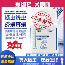 Love Nana Its dog mite Conpet dog inside and outside with insect repellent mite Dermatologist Scabies Mites Creep Mites Parasite