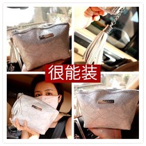 2020 new simple travel cosmetic bag female portable portable large capacity ins Wind Super fire storage bag net red