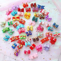 1 pack 3 super cheap dog headwear hairpin pet hair accessories dog floral headdress bow accessories