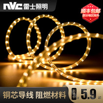 Nex Lighting led light with long strip living room ceiling colorful color changing neon line Light super bright patch 220V light bar