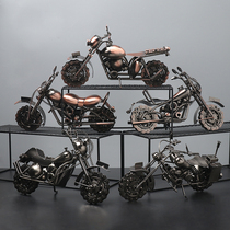  Motorcycle model wine cabinet decoration decoration Home decoration living room entrance TV cabinet creative handicraft decoration