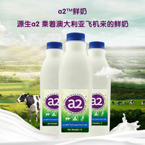 Australia a2 Fresh Milk Full Fat Pasteurized Pure Milk Fresh Milk Pregnant Children Adult 1L Bottle Original Imported