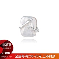  HeyJewel original ring pearl opening ring Niche design sense 925 silver ring girlfriend birthday gift