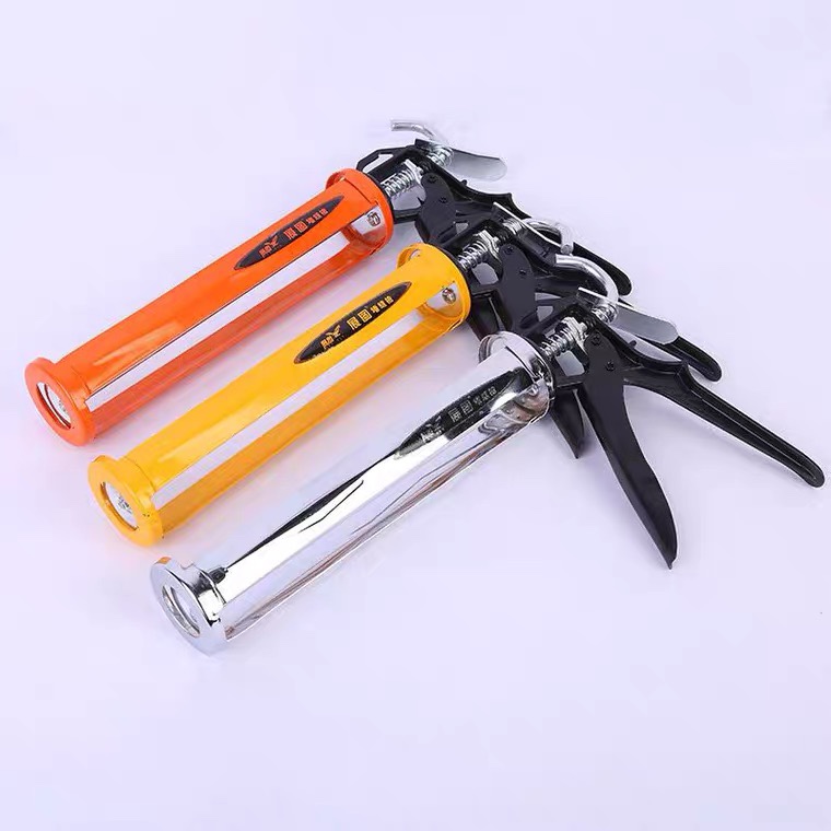 Glass glue gun pressure glue gun aluminum alloy rotary blocking slit laborsaving and durable beating glue gun beauty seam tool non-structural glue gun