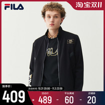 FILA Fila mens jacket knitted top 2021 spring new casual sports jacket mens cardigan jacket