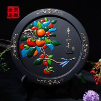 Jinwu charcoal carving everything is so good activated carbon carved ornaments living room porch home decorations moving to new home gifts