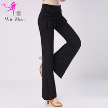 New Latin dance pants Womens adult national standard dance modern dance ballroom dance pants dance pants Jitba pants