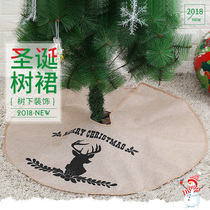 Christmas Scene Ornaments Christmas Tree Tree Skirt Decorative Tree Skirt