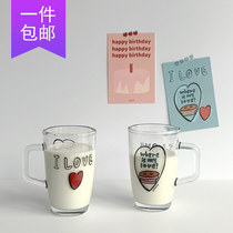 ●JY groceries●Korean original mazzzzy transparent tulip glass Domestic stock