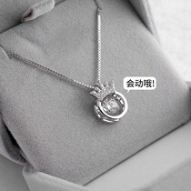 Chow Tai Fook Womens PT950 Platinum Necklace 18K Platinum Diamond Pendant choker Holiday Gift