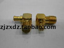 External screw inner hole SMA MCX-KJW female to male curved RF adapter coaxial adapter