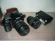 Nikon f70 Camera Nikon 28-80mm80-200mm Lens Nikon SB-27 Flash-