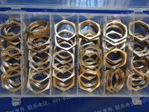 GB808 copper flat nut thin nut copper nut inch cone pipe thread G1 8 1 4 -- 1 2 -- G1 inch