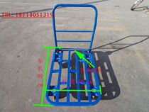 Square tube truck 60 * 90cm iron square tube truck tool cart trolley truck trolley cart