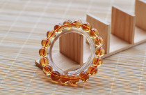 Natural Brazilian Citrine Bracelet Orange Men and Womens Money Send Certificate