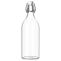 Shanghai confused IKEA Corken bottle with stopper clear glass 1L domestic