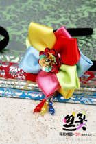 South Korea imported hair hoop Korean hair rope children bride Korean hair accessories stage color hair accessories H-P01894