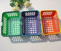  Beautiful angel square small color portable plastic fruit basket Strawberry mulberry basket picking basket wholesale