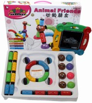 Cobo big magnetic rod small noble animal friend educational toys 2-4 years old 61 childrens gift special offer