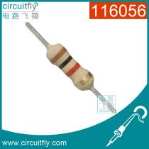 116056 Resistance 5 6Ω carbon film 1 4W 0 25W Four-color ring ±5% in-line
