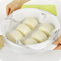 USI home cotton yarn steamer cloth Kitchen non-stick steamer mat Cage mat for steamed buns Steamed bun mat drawer cloth