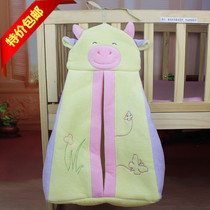 Second kill baby bedside hanging bag storage bag diaper bag storage bag bedside hanging bag velvet