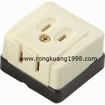 WJ-1011 15A 125V Advanced connected two-two-flat-standard wall socket electric wood Ming-fit socket