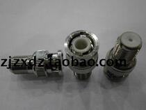 Pure copper TV adapter metric tooth pattern F female seat to BNC male head-KJ RF coaxial adapter adapter