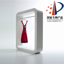 Showcase white bright lacquer wardrobe coat rack bedroom living room fashion hanger can be formulated