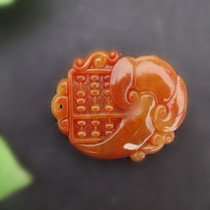 Yunnan Longling Huanglongyu Ruyi Abacus Abacus Pendant Pendant Jade Ruyi Pendant Life Work Double Smooth