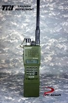 TRI produced PRC-152(UV) dual frequency modulation full function Three anti walkie talkie (military green) handheld communication radio