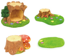 zakka groceries Mushroom Forest Meadow Tree hole stump creative shooting props birthday gift fleshy ornaments