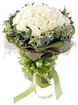 Flowers white roses 36 bouquets of flowers in the same city birthday wishes girlfriends lovers flowers holiday flowers