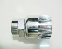 Repair bicycle axle tool to remove and install special tool for sealing bearing axle