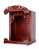 Haixin Buddha furniture Buddha Hall supplies Buddha shrines for tables Shenlou cabinet Solid wood hanging niches Carved couplet hanging niches