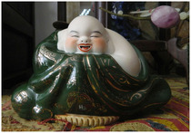 Jingdezhen Ceramic Buddha statue laughs Buddha haha Mailor Buddha in perfect use of collection furnishing