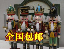 Temporary Absence Of Walnuts Clips Puppet Soldier Decoration Pendulum for Birthday Presents Four Groups 30 cm