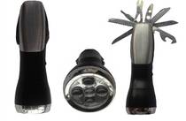 Multifunction Tool Flashlight Outdoor Travel LED Hand Electric Promotion Exhibition Opening Gift Printing Logo